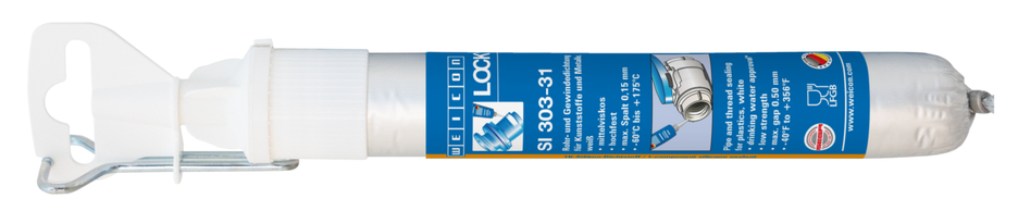WEICONLOCK® SI 303-31 Pipe and thread sealing | low strength, high viscosity, ISEGA-certified