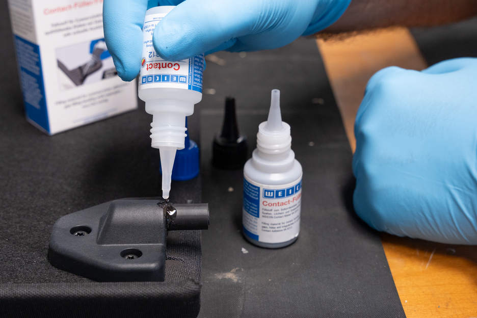 Contact-Filler Set | transparent special filler and cyanoacrylate adhesive Contact VA 8312