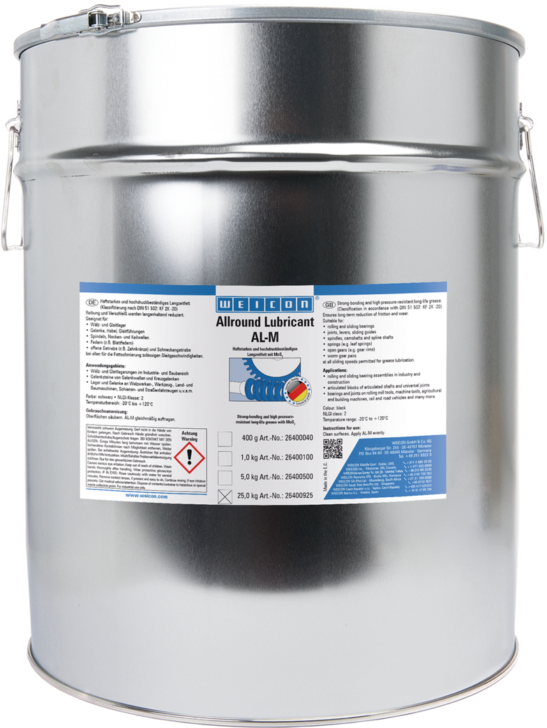 AL-M High-Performance Grease | Long-term lubrication with MoS2