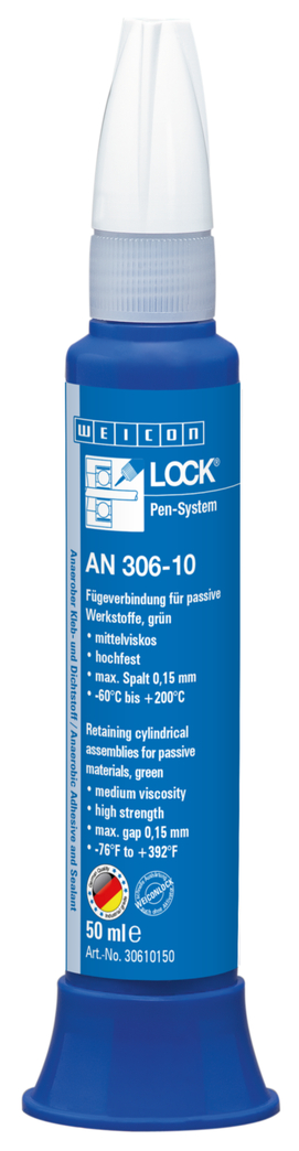 WEICONLOCKĀ® AN 306-10 Retaining Cylindrical
Assemblies | for passive materials, high strength, with drinking water approval WEICONLOCKĀ® AN 306-10 Retaining Cylindrical
Assemblies | for passive materials, high strength, with drinking water approval