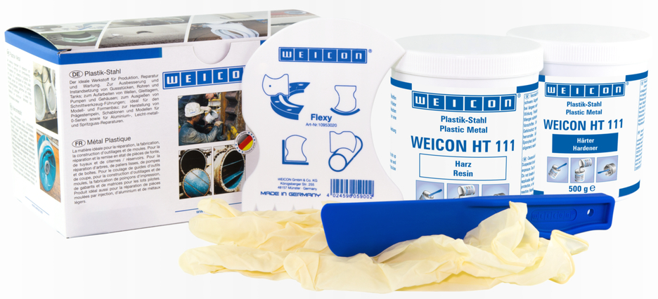 WEICON HT 111 | high-temperature-resistant epoxy resin system for repairs and moulding