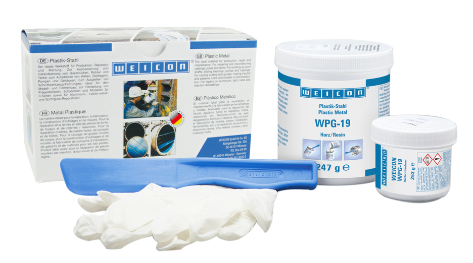 WEICON WPG-19 | Wear protection system – protects against erosion and abrasion caused by the impact of coarse particles