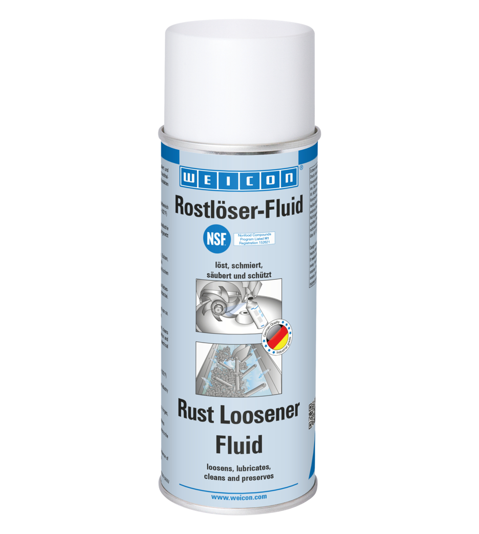 Rust Loosener Fluid | creep and care oil for the food sector NSF H1 Rust Loosener Fluid | creep and care oil for the food sector NSF H1