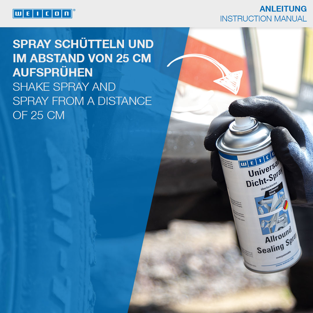 Allround Sealing Spray | sprayable plastic for sealing