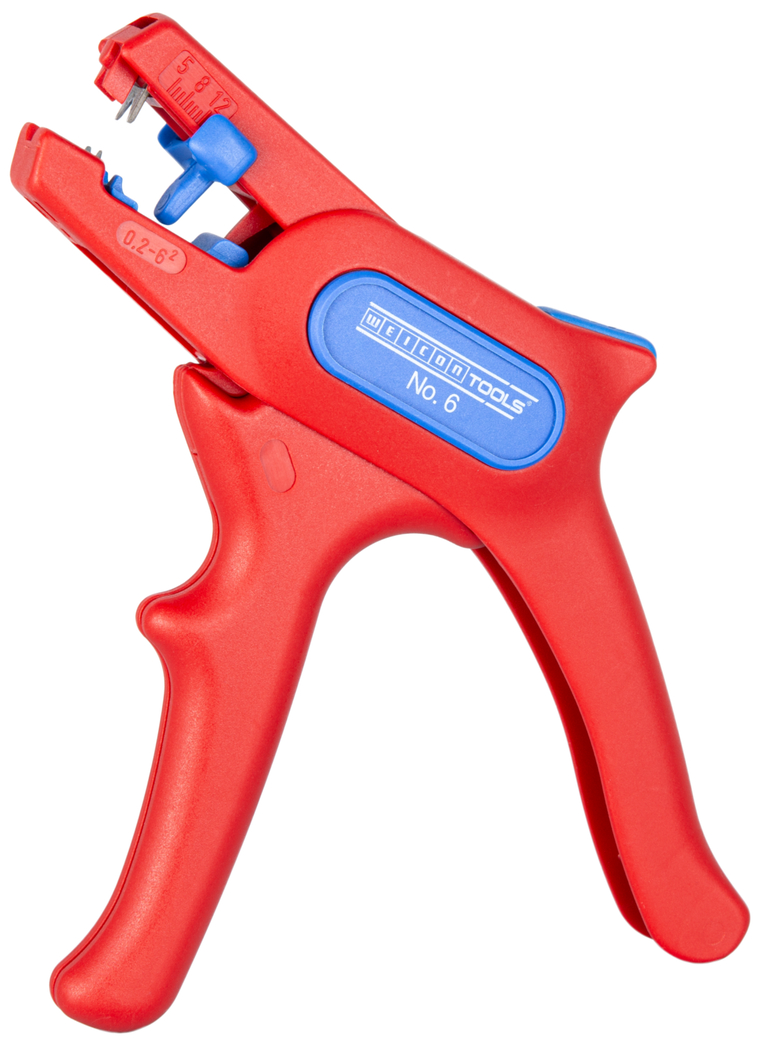 Wire Stripper No. 6 | for live working up to 1.000 volts I working range 0,2 - 6,0 mm² Wire Stripper No. 6 | for live working up to 1.000 volts I working range 0,2 - 6,0 mm²