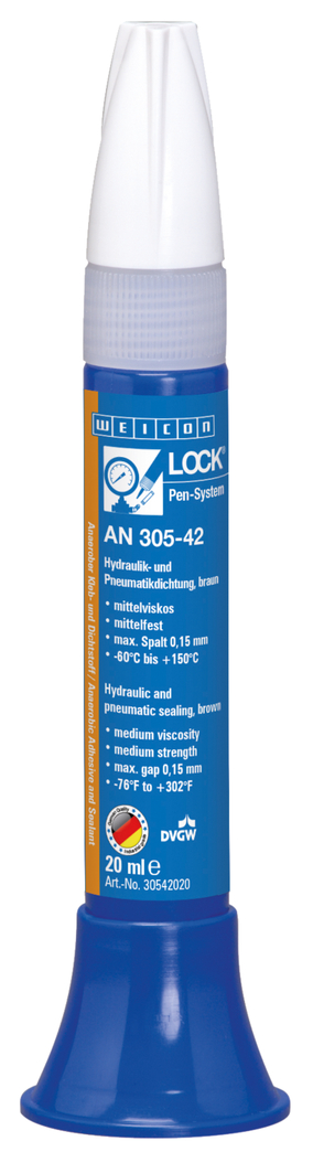 WEICONLOCKĀ® AN 305-42 Hydraulic and Pneumatic Sealing | medium strength, with DVGW registration WEICONLOCKĀ® AN 305-42 Hydraulic and Pneumatic Sealing | medium strength, with DVGW registration