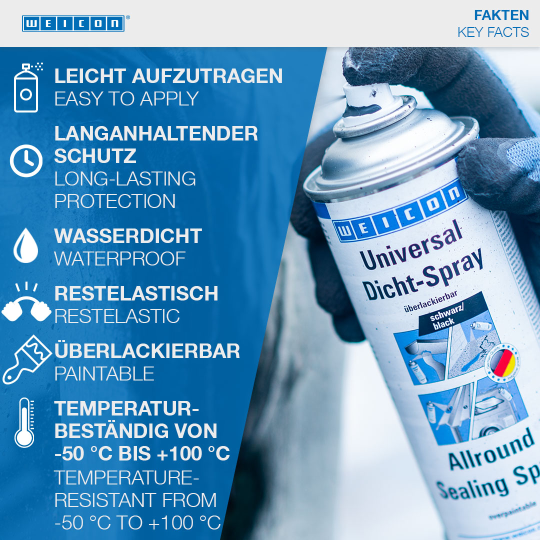 Allround Sealing Spray | sprayable plastic for sealing