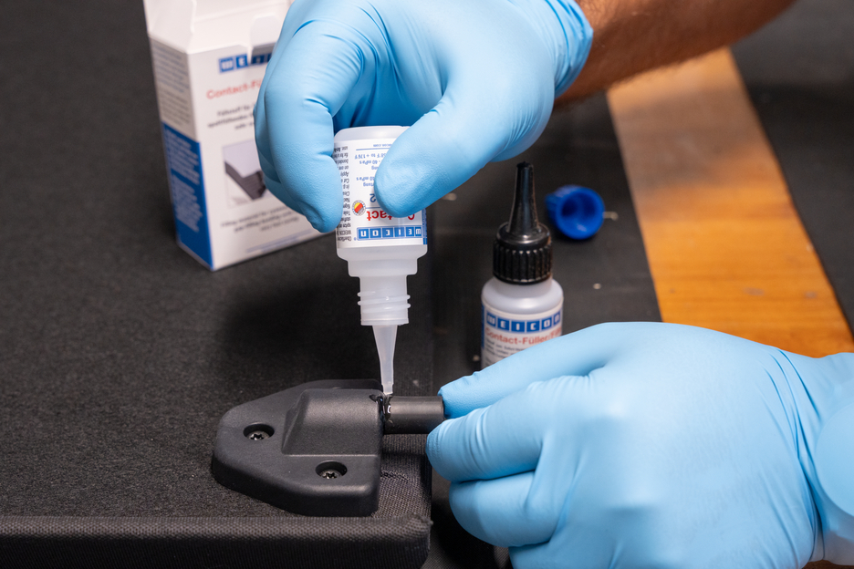 Contact-Filler Set | transparent special filler and cyanoacrylate adhesive Contact VA 8312