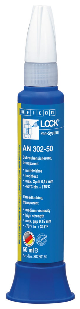WEICONLOCKĀ® AN 302-50 Locking of Threads and Stud Bolts | high strength, medium viscosity WEICONLOCKĀ® AN 302-50 Locking of Threads and Stud Bolts | high strength, medium viscosity