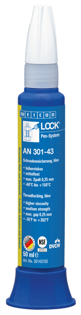 WEICONLOCK® AN 301-43 Threadlocking | medium strength, with drinking water approval