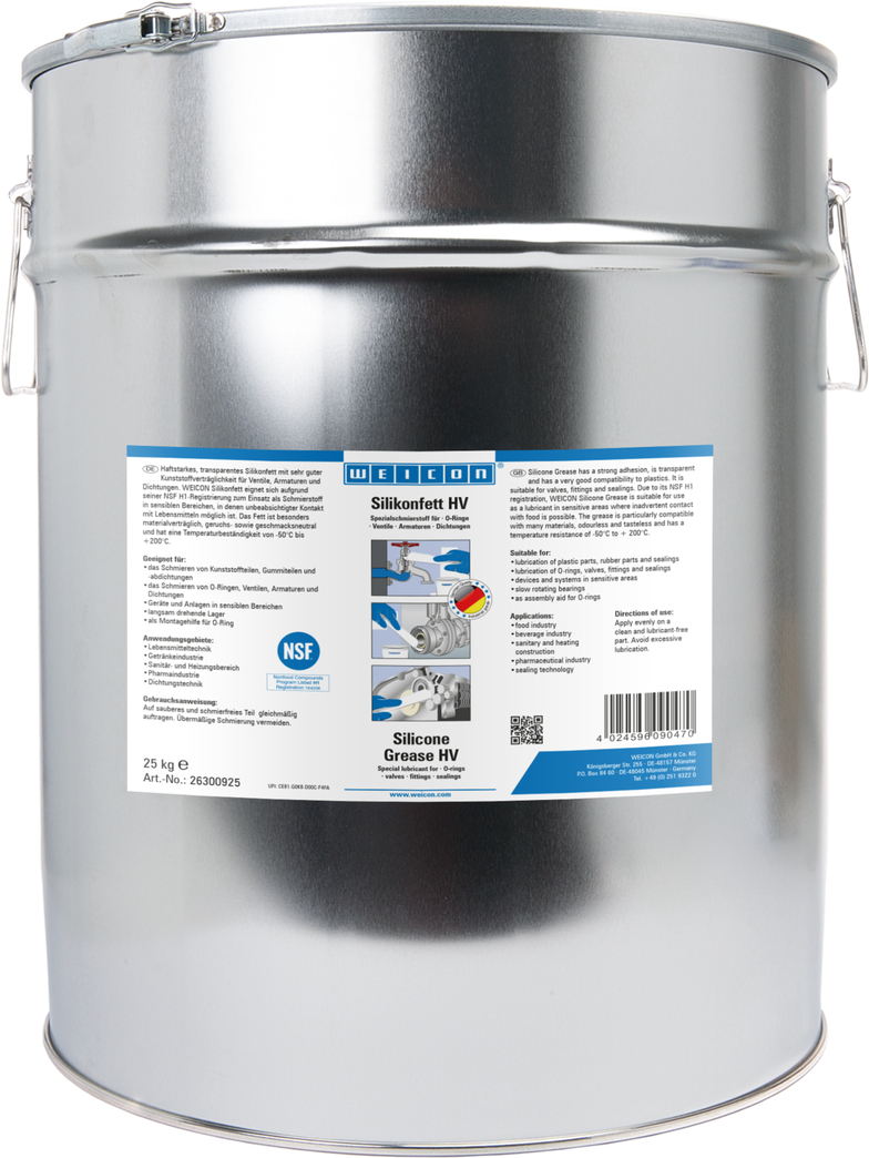 Silicone Grease HV | Food-safe lubricating grease Silicone Grease HV | Food-safe lubricating grease