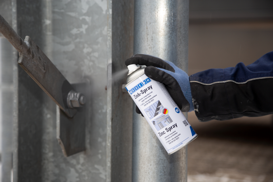 Zinc Spray | cathodic corrosion protection with approval for use in the food sector