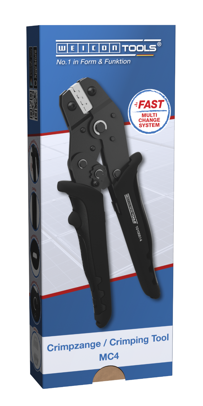 Crimp tool MC4
 | for crimping MC4 connectors in photovoltaic systems (2.5, 4 & 6 mm², AWG 14-10)