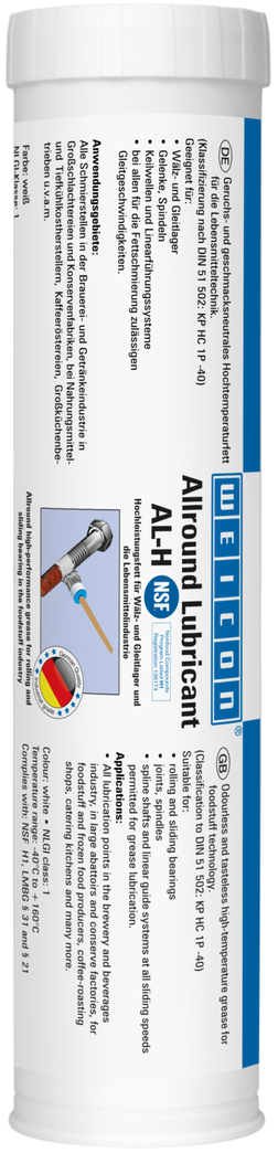 AL-H High-Performance Grease | Food-safe high-temperature grease