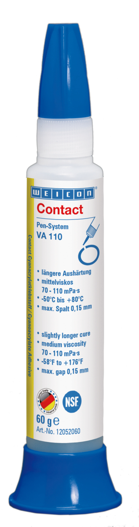 VA 110 Cyanoacrylate Adhesive | instant adhesive for the food and drinking water sector