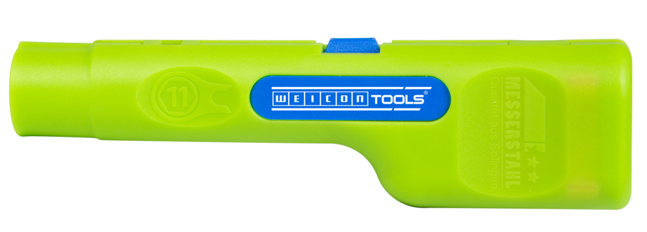 Coax-Stripper No 1 F Plus Green Line - suitable for F-screw connectors  | Stripping tools made from up to 97% renewable raw materials I for skinning and stripping coaxial cables incl. untwisting aid